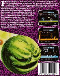 Box back cover for Wizball on the Amstrad CPC.