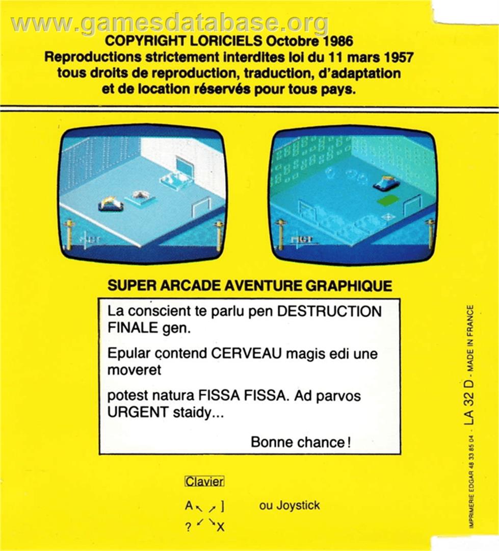 Magnetik Tank - Amstrad CPC - Artwork - Box Back