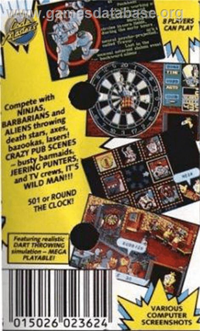 Wacky Darts - Amstrad CPC - Artwork - Box Back