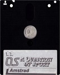 Cartridge artwork for A Question of Sport on the Amstrad CPC.