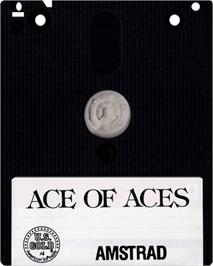 Cartridge artwork for Ace of Aces on the Amstrad CPC.