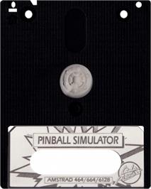Cartridge artwork for Advanced Pinball Simulator on the Amstrad CPC.