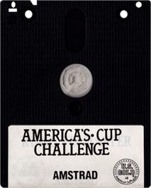 Cartridge artwork for Arnie's America's Cup Challenge on the Amstrad CPC.