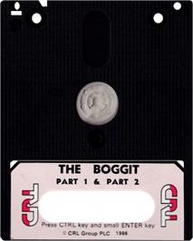 Cartridge artwork for Boggit on the Amstrad CPC.