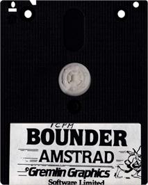 Cartridge artwork for Bounder on the Amstrad CPC.