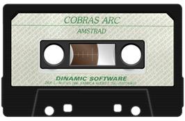Cartridge artwork for Cobra's Arc on the Amstrad CPC.