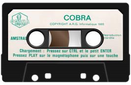 Cartridge artwork for Cobra on the Amstrad CPC.