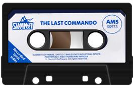 Cartridge artwork for Comando Tracer on the Amstrad CPC.