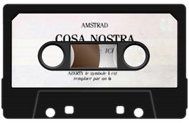 Cartridge artwork for Cosa Nostra on the Amstrad CPC.