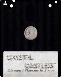 Cartridge artwork for Crystal Castles on the Amstrad CPC.