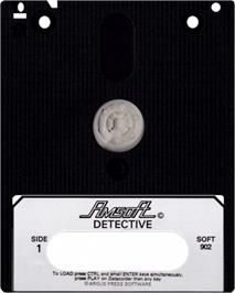 Cartridge artwork for Detective on the Amstrad CPC.