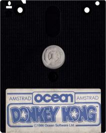 Cartridge artwork for Donkey Kong on the Amstrad CPC.