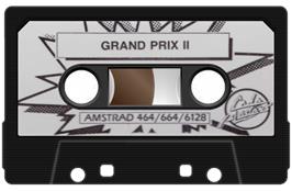 Cartridge artwork for Grand Prix Simulator 2 on the Amstrad CPC.