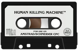 Cartridge artwork for Human Killing Machine on the Amstrad CPC.