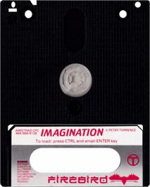 Cartridge artwork for Imagination on the Amstrad CPC.