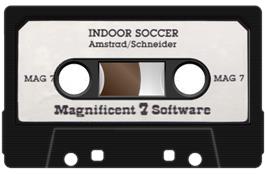 Cartridge artwork for Indoor Soccer on the Amstrad CPC.