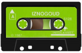 Cartridge artwork for Iznogoud on the Amstrad CPC.