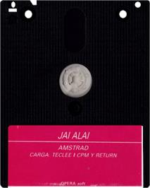 Cartridge artwork for Jai Alai on the Amstrad CPC.