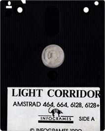 Cartridge artwork for Light Corridor on the Amstrad CPC.