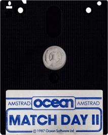 Cartridge artwork for Match Day 2 on the Amstrad CPC.