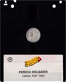 Cartridge artwork for Perico Delgado Maillot Amarillo on the Amstrad CPC.