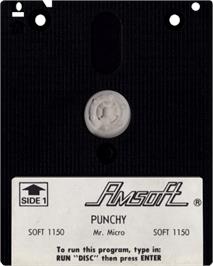 Cartridge artwork for Punchy on the Amstrad CPC.