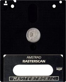 Cartridge artwork for Rasterscan on the Amstrad CPC.
