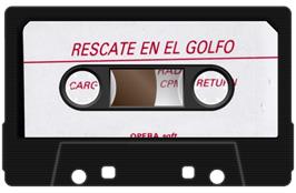 Cartridge artwork for Rescate En El Golfo on the Amstrad CPC.