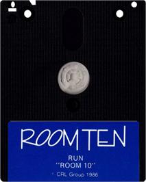 Cartridge artwork for Room Ten on the Amstrad CPC.