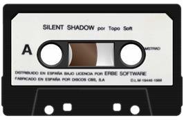 Cartridge artwork for Silent Shadow on the Amstrad CPC.