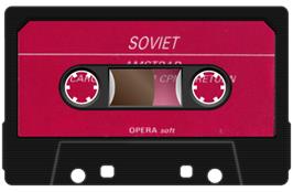 Cartridge artwork for Soviet on the Amstrad CPC.