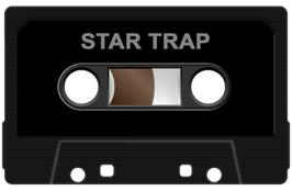 Cartridge artwork for Star Trap on the Amstrad CPC.