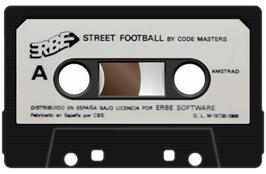 Cartridge artwork for Street Cred Football on the Amstrad CPC.