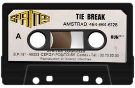 Cartridge artwork for Tie Break on the Amstrad CPC.