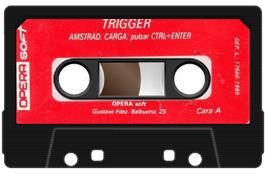 Cartridge artwork for Trigger on the Amstrad CPC.