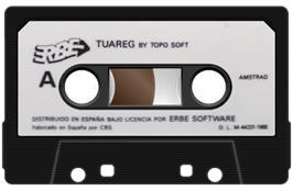 Cartridge artwork for Tuareg on the Amstrad CPC.
