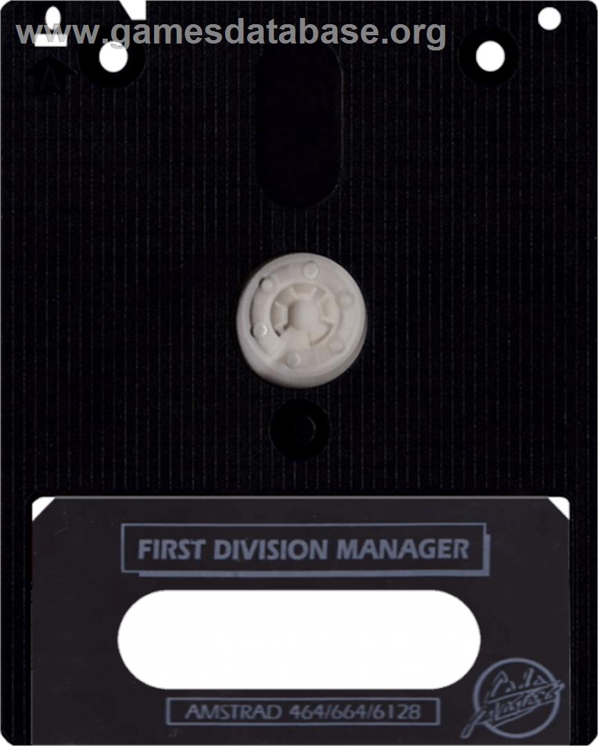 1st Division Manager - Amstrad CPC - Artwork - Cartridge