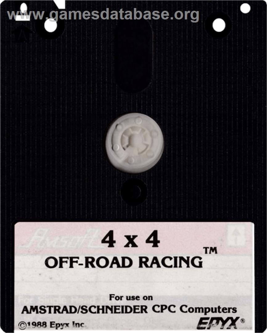 4x4 Off-Road Racing - Amstrad CPC - Artwork - Cartridge