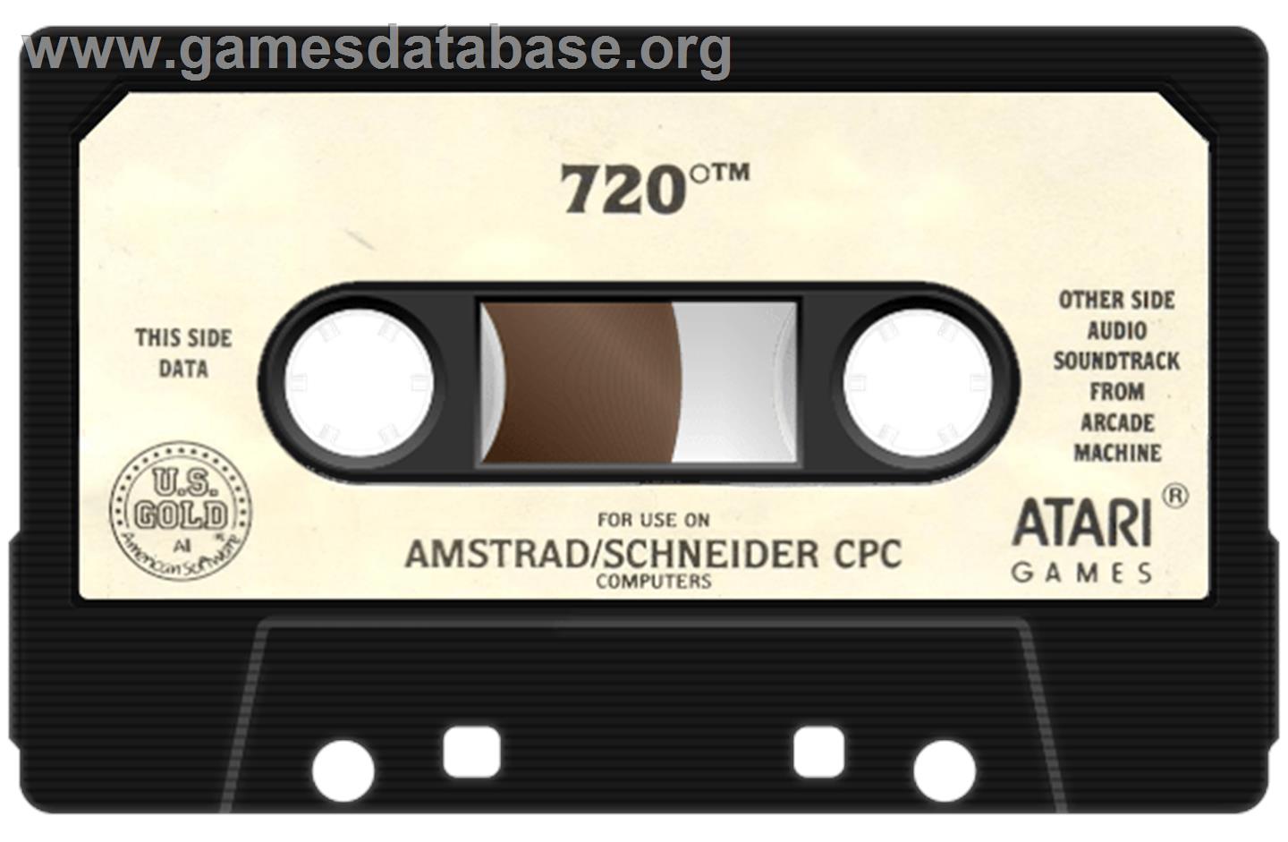 720 Degrees - Amstrad CPC - Artwork - Cartridge