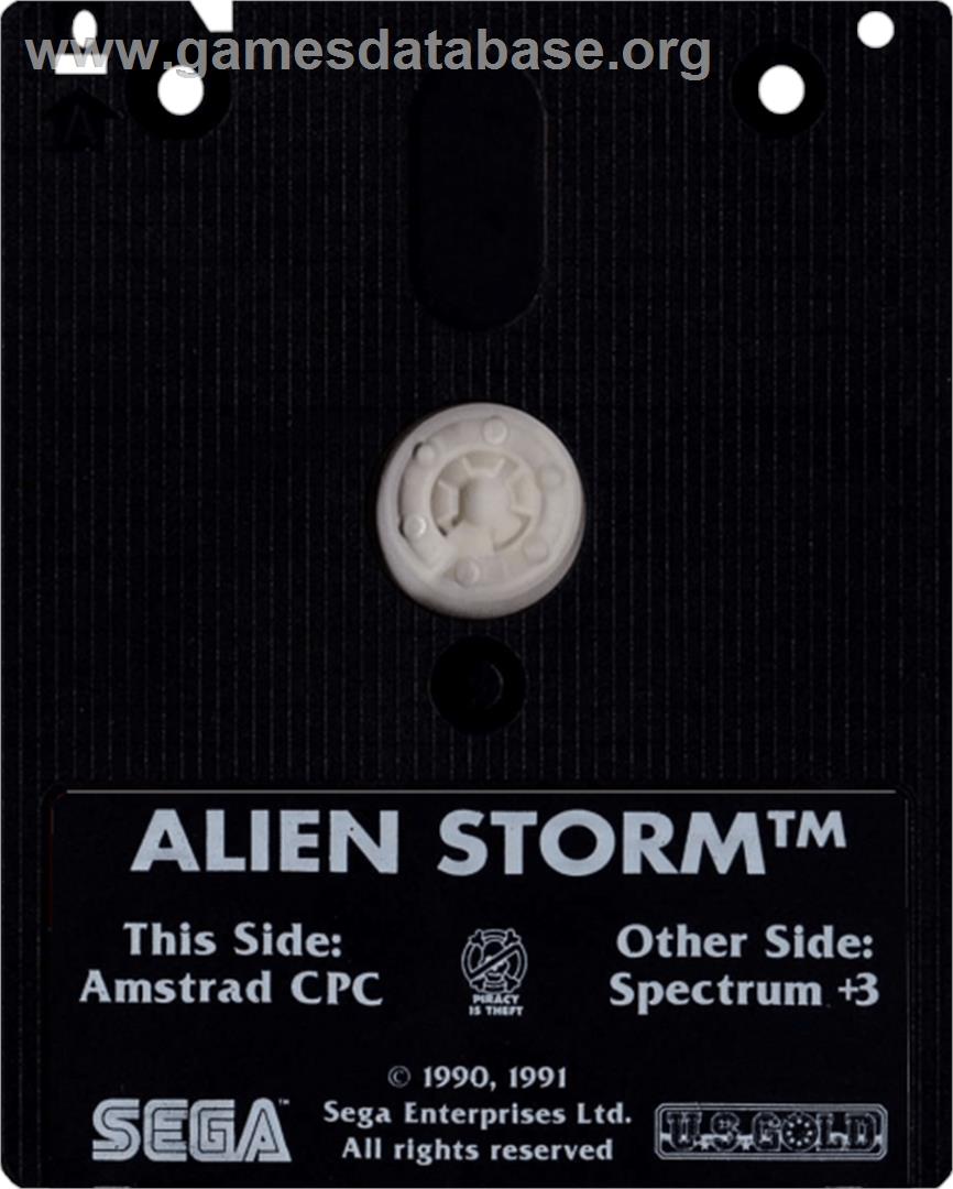 Alien Storm - Amstrad CPC - Artwork - Cartridge