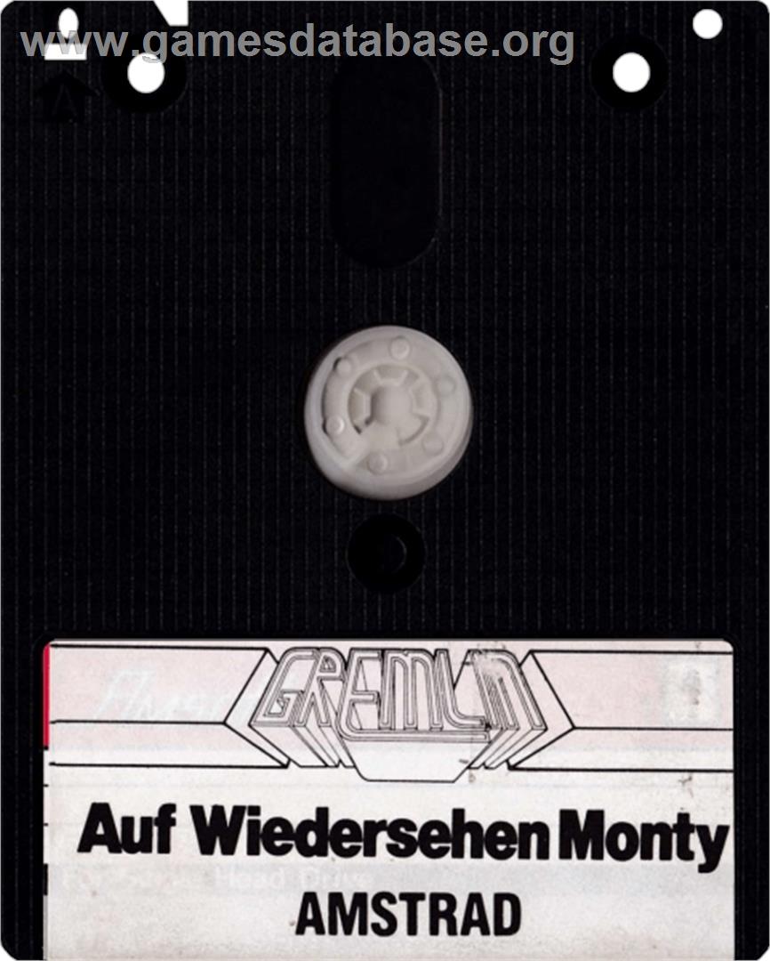 Auf Wiedersehen Monty - Amstrad CPC - Artwork - Cartridge