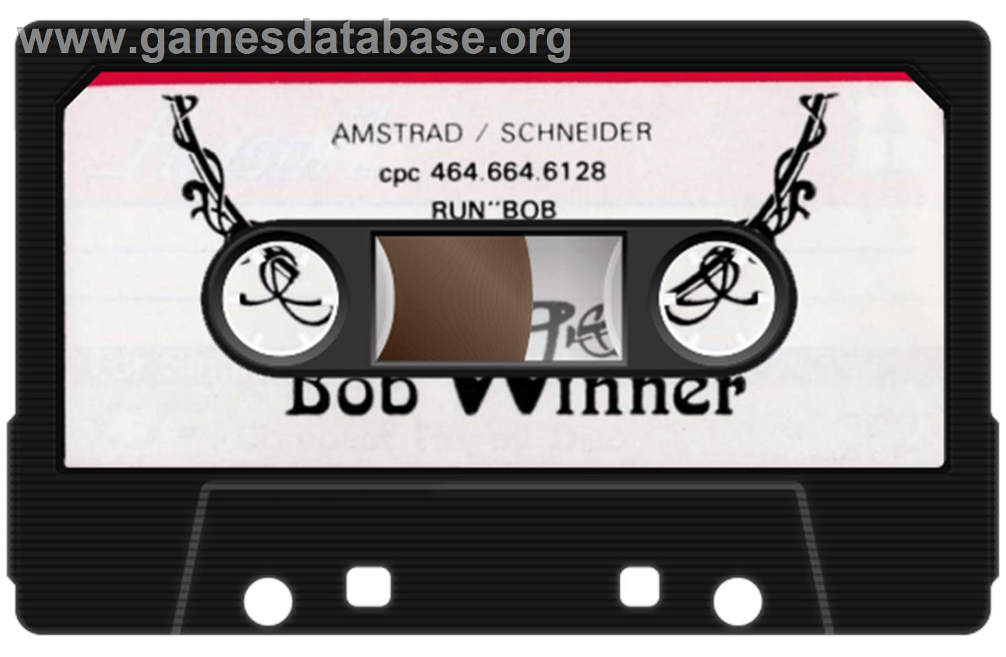 Bob Winner - Amstrad CPC - Artwork - Cartridge