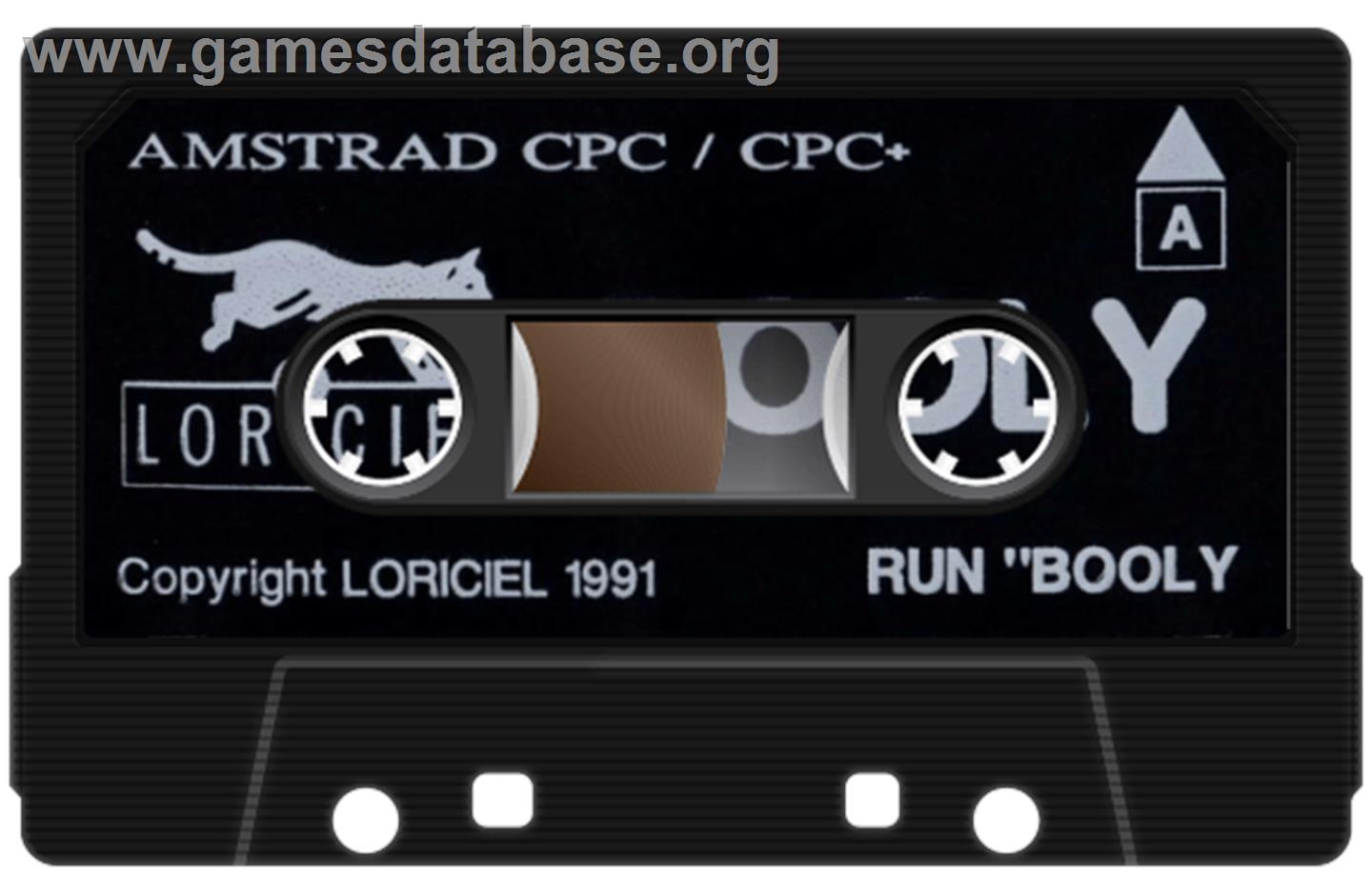Booly - Amstrad CPC - Artwork - Cartridge