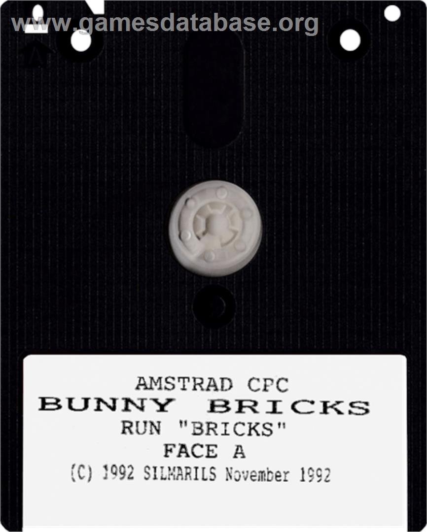 Bunny Bricks - Amstrad CPC - Artwork - Cartridge