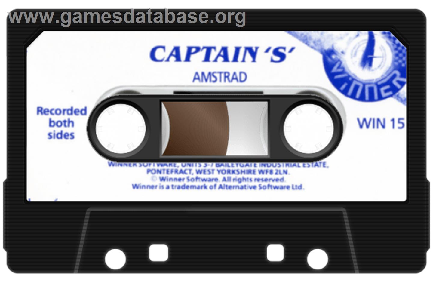 Capitán Sevilla - Amstrad CPC - Artwork - Cartridge