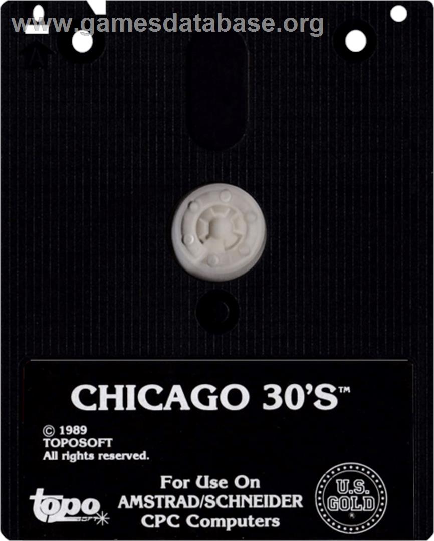 Chicago 30's - Amstrad CPC - Artwork - Cartridge