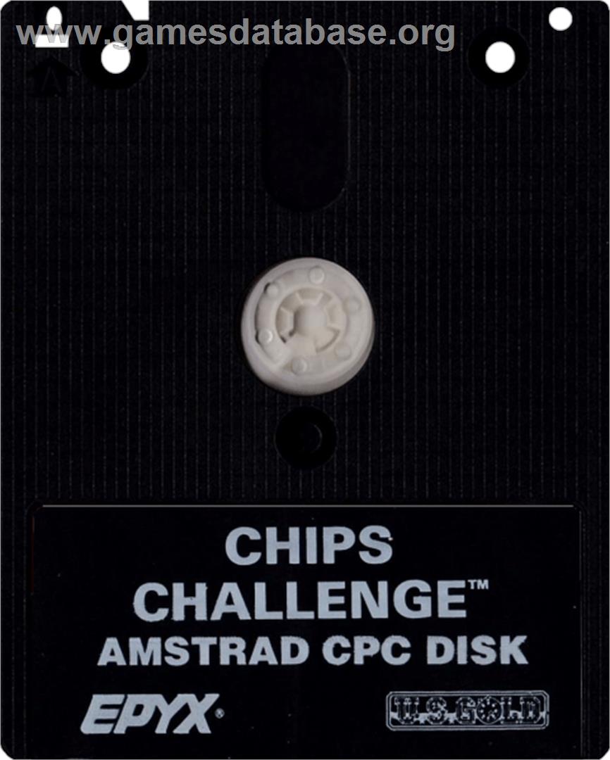 Chip's Challenge - Amstrad CPC - Artwork - Cartridge