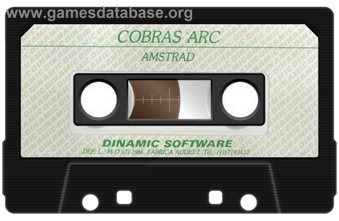 Cobra's Arc - Amstrad CPC - Artwork - Cartridge