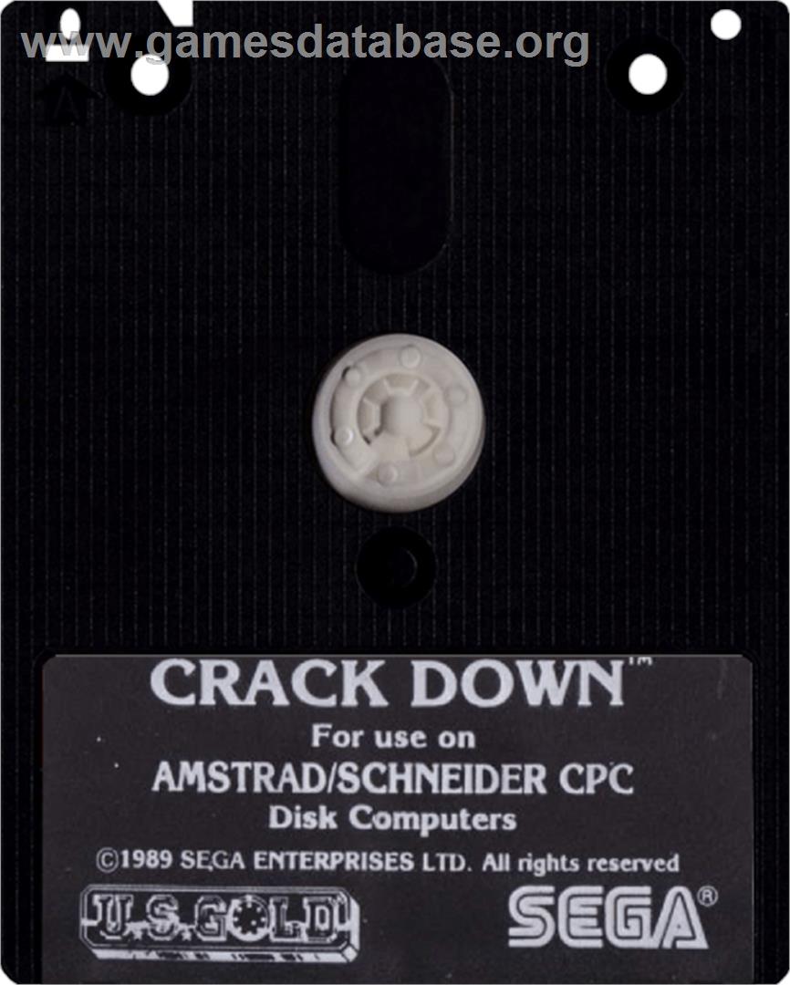 Crack Down - Amstrad CPC - Artwork - Cartridge