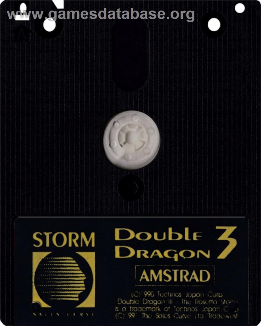 Double Dragon 3 - The Rosetta Stone - Amstrad CPC - Artwork - Cartridge